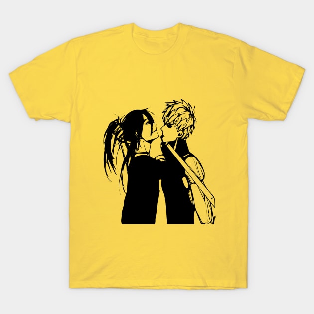 anime art T-Shirt by fireflyshirt